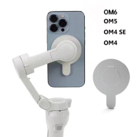 Strong Magnetic Phone Mount for DJI Osmo Mobile 6/OM 5/OM4 SE Handheld Stabilizer Aluminum for magsafe Bracket Anti-lost Holder