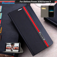 For Ulefone Power 3 Pu Leather Flip Book Case For Oukitel K6 Tpu Silicone Back Cover For Vernee X Ulefone Power 3S Business Case
