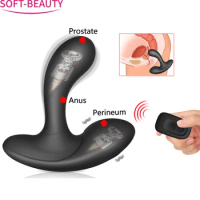 Remote Control Prostate Massager Anal Vibrator Male Vibrators Anal Plug Sex Toys for Men Prostate Stimulator Adult 18 Sex Shop