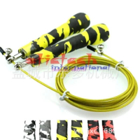 by dhl or ems 50pcs Brand New Speed Skipping Jump Rope Adjustable Steel Wire Crossfit Exercise Gym Training
