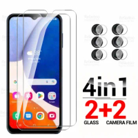 4-in-1 Protective Glass For Samsung Galaxy A14 5G 4G Camera Tempered Glass Screen Protector Samung A14 A 14 14A 2023 Cover Film
