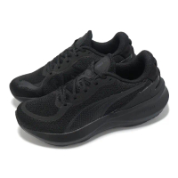 【PUMA】慢跑鞋 Scend Pro 2 男鞋 女鞋 黑 輕量 緩衝 透氣 全黑 運動鞋(310779-02)