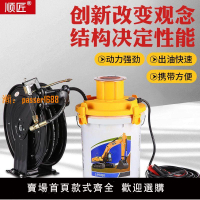 【台灣公司保固】電動黃油機24V220V全自動挖機打黃油專用潤滑注油器高壓打黃油槍