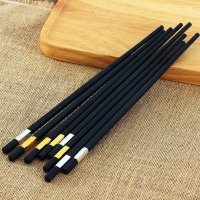 耐高溫合金筷家用筷子不發霉不變形防滑木塊子套裝家庭裝便攜筷子