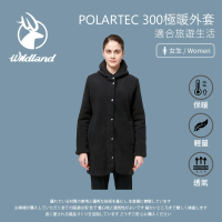 Wildland 荒野 女POLARTEC 300極暖外套-黑色-P2611-54(女裝/連帽外套/機車外套/休閒外套)