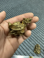 黃銅金錢小龍龜，重0.1公斤，高4，長5寬2