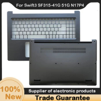 New For Acer Swift3 SF315-41G 51G N17P4 Upper Case Cover palmrest case keyboard frame shell Bottom Case Cover