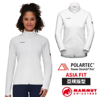 【MAMMUT 長毛象】女 Aconcagua AF 輕量透氣耐磨保暖刷毛立領外套.夾克_1014-04452-0243 白