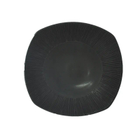 【新食器】日本黑十草方型盤(碗盤器皿)