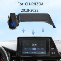 Car Phone Holder For Toyota CH-R IZOA Coupe-High Rider 2018-2022 Screen navigation wireless charging rack accessories