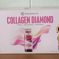 60 x 50g kinohimitsu Collagen Diamond packs 5300mg marine collagen. Award winning SGS and Halal- cer