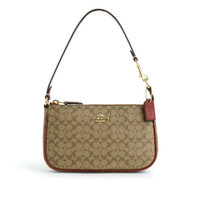 精選★COACH Nolita19 經典老花拉鍊開合 手拿麻將包 CE698【購物節★菲尼斯 國際精品3折起 春夏新品 換季下殺】