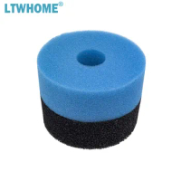 LTWHOME Black and Blue Filter Sponge Fit for Jebao CF-10, PF-10 and Bermuda 4000 Pressure Filter
