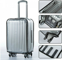 買一送一 行李箱保護套透明防水拉桿箱皮箱防塵罩20/24/26/28/30寸加厚耐磨  雙十二購物節