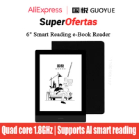 Guoyue READ E-book Reader Eink Screen WIFI 32GB 6inch Smart Bluetooth E-paper Book Android 8.1 Supports TF cards Tablet Reader