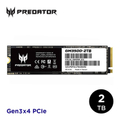 Acer Predator GM3500 2TB M.2 PCIe Gen3x4 NVMe SSD固態硬碟