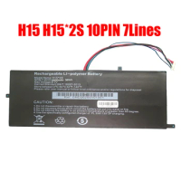 Laptop Battery H15 H15*2S 7.6V 5000MAH 10PIN 7Lines New