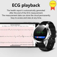 new ECG PPG smart watch with electrocardiograph ecg display real ecg medical theory heart rate monitor blood pressure smartwatch