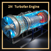 Custom 2M Turbofan Engine Model Taihang Fighter Aircraft Engine Model Teaching Aids Display Collection