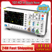 FNIRSI 1014D Portable Digital Oscilloscope Osciloscopio Digital Multimeter 100MHz*2 2 In 1 Dual Chan