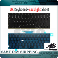 New Laptop A1534 Keyboard US UK French German Spanish English for Macbook 12" A1534 UK English Keyboard 2015 2016 2017 Year