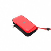【idmix】MR CHARGER CH06 10000mAh無線充電旅充式行動電源紅色 +暖手寶(4種暖手寶樣式可選)