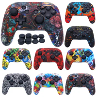 Silicone Protection Cases For Nintendo Switch Pro Controller Skin Case Gamepad JoystickCover Switch Pro Video Games Accessories
