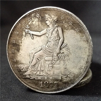 美國1877自由女神鷹洋銅銀幣古錢幣美洲銀元硬幣收藏把玩美幣禮物