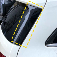 Car Rear Window SideTrunk Spoiler Wing Flap Stickers Gloss Black Spoilers ABS For Mercedes-Benz B-Class B180 B200 W246 2012-2018
