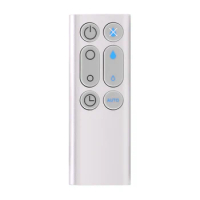 Replacement Remote Control for Dyson AM10 Humidifier Fan Air Purifier Fan Silver