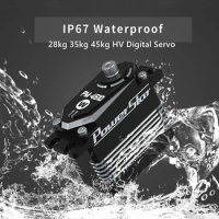 New Power Star 28kg 35kg 45kg Full Aluminum Case IPX7 Waterproof Digital Servo For 1/10 1/12 Touring Car Racing Car Boat Airplan