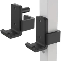 Barbell rack J-Hook power rack attachment, barbell storage is suitable for 1" hole for power cage
