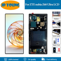 6.8" Original AMOLED For ZTE nubia Z60 Ultra LCD Display Touch Digitizer Assembly For nubia Z60Ultra LCD Screen Replacement Part