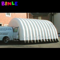 2020 New Design waterproof canvas inflatable tunnel tent car awning workshop garage tent
