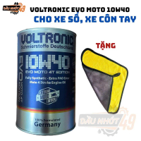 Nhớt Voltronic EVO MOTO 10W40 chính hãng Đức cho xe số, xe côn tay - Nhớt tổng hợp cao cấp - Tặng kh