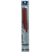 日本YS-102尖尾梳(尾端不锈鋼) 紅色 日本美髮師指定用商品 梳子耐熱 220℃