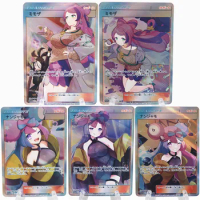 Anime Cards PTCG Trainer ミモザ Mimosa Toys Hobbies High Quality Flash Texture Collectibles Game Collection