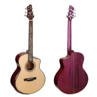 High End Wholesale Acoustic Guitar 41 Inch Sitka Spruce Soliwood Top Rosewood Fingerboard Factory Price Guitar For Sale