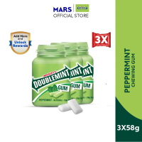 [Bundle of 3] Doublemint Peppermint Bottle Gum / Chewing