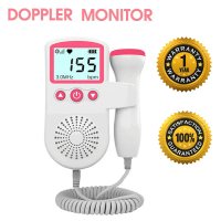 【 iFive-year warranty】3.0MHz LCD Fetal Doppler Baby Prenatal Heart Rate Detector Home Sonar Doppler