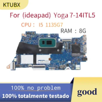 NM-D131.For Lenovo ideapad Yoga 7-14ITL5 Yoga 7-15ITL5 laptop motherboard.With CPU I5 1135G7 RAM 16G/8G 100% test work