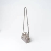 Tas GUCCI GG MONOGRAM TAUPE MINI DUFFLE BAG WITH LS 100% ORIGINAL 15X4X10CM