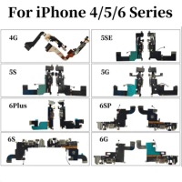 For Apple iPhone 4G/5G/5S/5C/5SE/6G/6 Plus/6S/6SP Charge Charging port Dock Connector Flex Cable Ribbon