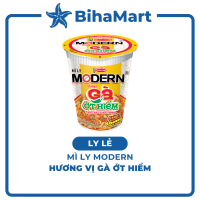 [LY LẺ] - ACECOOK - Mì ly Modern hương vị Gà ớt hiểm, Mì ly gà ớt hiểm Modern ăn liền, Mì Modern ly 