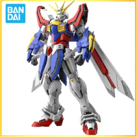 Bandai RG Gundam 1/144 GF13-017NJ God Gundam Mobile Fighter G Gundam Original Collectible Action Figure Anime Robot Model Toys