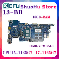 KEFU M14309-001 M14309-601 DA0G7FMBAG0 Mainboard For HP Pavilion 13-BB Laptop Motherboard I5-1135G7 I7-1165G7 16GB-RAM 100% Test