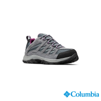 Columbia 哥倫比亞官方旗艦 女款-CRESTWOOD™Omni-Tech防水登山鞋-深灰(UBK53720DY/HF)