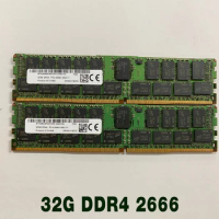 1pcs MTA36ASF4G72PZ-2G6D1SI 32GB 2RX4 RAM For MT Memory 32G DDR4 PC4-2666V 2666