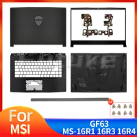 New Case for MSI GF63 8RC 8RD MS-16R1 Rear Lid TOP Case LCD Back Cover/Bezel/Palmrest Cover/Bottom Case/Hinges/Hinge Cover