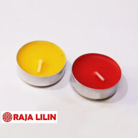 Lilin Tablet Tealight 4 Jam 100 Pcs Lilin Refill Lilin Puja Sembahyang Lilin Sembayang Merah Promo !